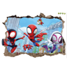 Spiderman Wall Stickers  Cute Superhero PVC Wall Decals For Kids Room Decor 3