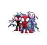 Spiderman Wall Stickers  Cute Superhero PVC Wall Decals For Kids Room Decor 6