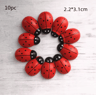 Wooden Ladybug Decor  Large Miniature Fairy Garden Ornament For DIY Crafts 2