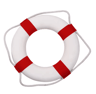 Mediterranean Nautical Lifebuoy Wall Decor  Coastal Living Room Ornament 6
