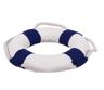 Mediterranean Nautical Lifebuoy Wall Decor  Coastal Living Room Ornament 9