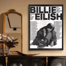 Billie Eilish Vintage Kraft Poster  Retro Aesthetic Music Wall Decor 7