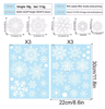 Christmas Snowflake Window Stickers Removable Holiday Wall  Glass Decor 2
