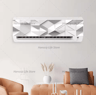 3D Geometric Air Conditioner Panel Sticker Abstract Illusion Wall Decal 11