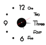 DIY Frameless Mirror Wall Clock Sticker Modern Quartz Wall Decor 1