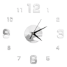 DIY Frameless Mirror Wall Clock Sticker Modern Quartz Wall Decor 6