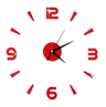 DIY Frameless Mirror Wall Clock Sticker Modern Quartz Wall Decor 24