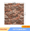 3D Self Adhesive Brick Wall Stickers 10pcs Foam DIY Decor Panels 1