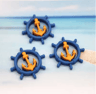 Ocean Breeze Resin Beach Miniatures Set For DIY Crafts  Nautical Decor 15