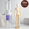 Wooden Artist Mannequin Set  Adjustable Drawing Mannequin Model With Gift Box 8
