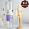 Wooden Artist Mannequin Set  Adjustable Drawing Mannequin Model With Gift Box 9