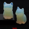 HandCarved Amethyst Cat Figurine Crystal Animal Statue For Chakra Healing  Meditation Decor 2
