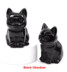HandCarved Amethyst Cat Figurine Crystal Animal Statue For Chakra Healing  Meditation Decor 11