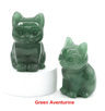 HandCarved Amethyst Cat Figurine Crystal Animal Statue For Chakra Healing  Meditation Decor 18