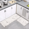 Modern Wood Grain Floor Mat Non Slip Decorative Rug For Kitchen Bathroom  Entryway 7