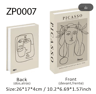 Van Gogh Monet Picasso Decorative Book Storage Box Luxury Hidden Storage Decor 3