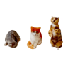 Miniature Cat Figurine Decor  Cute 3D Desk  Shelf Animal Ornament 1