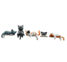 Miniature Cat Figurine Decor  Cute 3D Desk  Shelf Animal Ornament 5