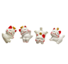 Miniature Cat Figurine Decor  Cute 3D Desk  Shelf Animal Ornament 6