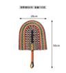 Nordic Woven Wall Fan Decor Handwoven Seaweed Boho Wall Hanging 14