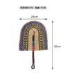 Nordic Woven Wall Fan Decor Handwoven Seaweed Boho Wall Hanging 15