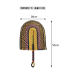 Nordic Woven Wall Fan Decor Handwoven Seaweed Boho Wall Hanging 19