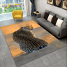 3D Animal Print Area Rug Non Slip Wildlife Carpet For Living Room  Kids Spaces 17
