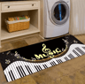 MusicThemed Non Slip Kitchen Rug Runner Decorative Floor Mat For Home  Entrance 3