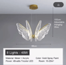 Butterfly Acrylic Chandelier  Minimalist Hanging Light For Living Room  Kitchen 3