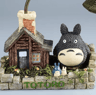Cartoon Anime Wooden House Night Light Cute Mini Desk Lamp Decor 2
