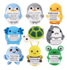 Handmade Crochet Plush Toy Cute Emotional Support Desk Decor Gift 7