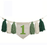 Boho 1st Birthday High Chair Banner Baby First Birthday Party Decor 19