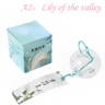 Handmade Japanese Glass Furin Wind Chime  Sakura Zen Home Decor Bell 15