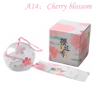 Handmade Japanese Glass Furin Wind Chime  Sakura Zen Home Decor Bell 2