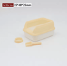 Miniature Cat Litter Box Set  Dollhouse Pet Accessories With Mini Shovel 3pcs 3
