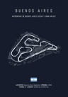 F1 Circuit Wall Art Set Nurburgring Monza  Silverstone Race Track Canvas Prints 3