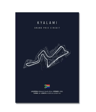 F1 Circuit Wall Art Set Nurburgring Monza  Silverstone Race Track Canvas Prints 26