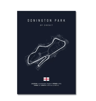 F1 Circuit Wall Art Set Nurburgring Monza  Silverstone Race Track Canvas Prints 27