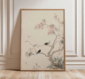Frameless Japanese Pine Tree Wall Art Zen Nature Poster Print For Calm Interiors 13