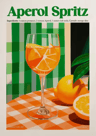 Aperol Spritz  Pizza Cocktail Kitchen Wall Art Italian Food Canvas Poster 19