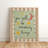 Magical Unicorn Nursery Wall Art  Inspirational Quote Canvas Prints For Kids Room 12