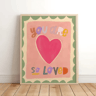 Magical Unicorn Nursery Wall Art  Inspirational Quote Canvas Prints For Kids Room 14
