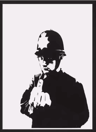 Banksy Style Graffiti Canvas Print Modern Urban Street Art Wall Poster Frameless 1