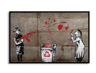 Banksy Style Graffiti Canvas Print Modern Urban Street Art Wall Poster Frameless 10