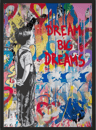 Banksy Style Graffiti Canvas Print Modern Urban Street Art Wall Poster Frameless 14