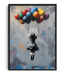 Banksy Style Graffiti Canvas Print Modern Urban Street Art Wall Poster Frameless 19