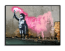 Banksy Style Graffiti Canvas Print Modern Urban Street Art Wall Poster Frameless 23