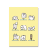 Funny Yoga Toilet Bathroom Wall Art Minimalist Quote Canvas Print 1