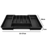 Expandable Kitchen Drawer Organizer  Adjustable Cutlery Storage Tray 2