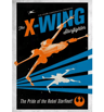 Retro Galactic Space Poster  TatooineInspired SciFi Canvas Wall Art 3